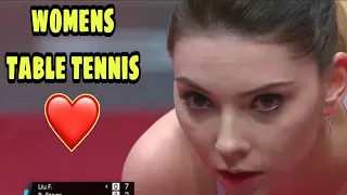 BEST WOMEN'S TABLE TENNIS RALLIES OF ALL TIME! | Sports Shots