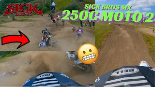 PEOPLE GETTING LANDED ON + SENDING IT | Sick Bros MX | 250C Moto 2 | 8/6/23