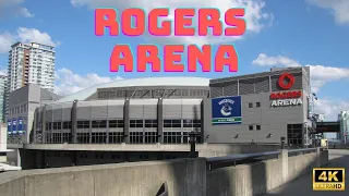 Rogers Arena Walk in Downtown Vancouver, Canada - February 2022 - 4K 60fps