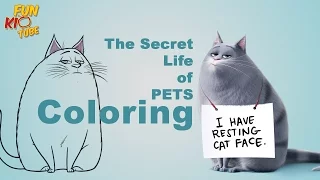 The Secret Life of Pets | Chloe Colouring for Kids by FunKidTube ✓