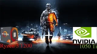 Battlefield 3 on GTX 1050 Ti and Ryzen 3 1200