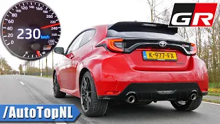 Toyota GR Yaris *FAST* ACCELERATION TOP SPEED & SOUND by AutoTopNL