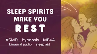 Sleep Spirits Make You Rest [MF4A] Binaural Hypnosis for Sleep Aid | Personal Attention ASMR F4A M4A