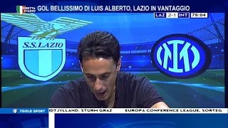 Lazio Inter 3-1 con Filippo Tramontana