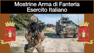 Mostrine Arma di Fanteria Esercito Italiano