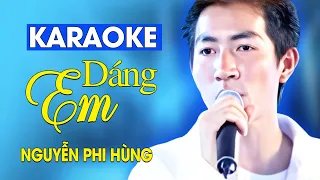 Dáng Em (Karaoke) - Nguyễn Phi Hùng | Official Music Video