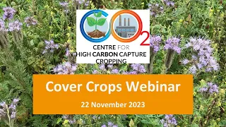 Centre for High Carbon Cropping - cover crops webinar