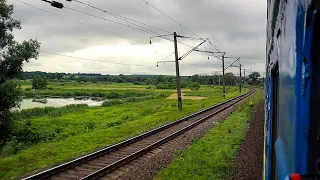 Ukrainian train to Lviv | Dubno - Brody from the train window