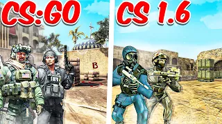 ПЕРЕНЕСЛИСЬ В CS 1.6 В МАНЬЯК CS:GO