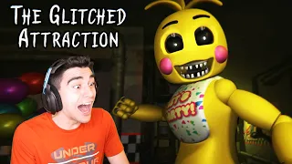 TOY CHICA CAME BACK TO PUNCH MY HEAD OFF!!! - The Glitched Attraction (Part 2)