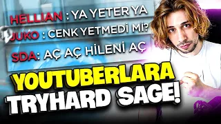 Valorant Youtuberlara TryHard SAGE ŞOKU Yarattım !!