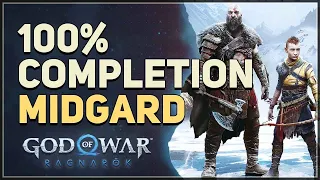 Midgard 100% Completion God of War Ragnarok