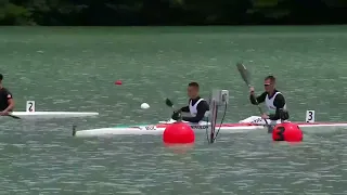 K2 U23 Men's 500m Heat 2 / 2023 ICF Canoe-Kayak Sprint Junior & U23 World Championships Auronzo