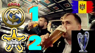 🇲🇩  VLOG #10: Лига Чемпионов | Болеем в ресторане | Real Madrid - FC Sheriff Tiraspol | ШЕДЕВР!!!