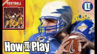 FOOTBALL STRATEGY / How To PLAY / AVALON HILL / CLASSIC BOARD GAME / RETRO GAMING NIGHT