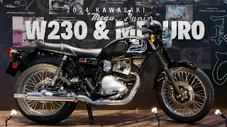 ALL NEW 2024 KAWASAKI W230 & MEGURO S1 OFFICIALLY LAUNCHED!!