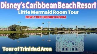 CARIBBEAN BEACH RESORT | TRINIDAD AREA REVIEW | NEWLY REFURBISHED LITTLE MERMAID ROOM TOUR