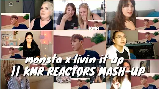 monsta x livin it up  || KMR REACTORS MASH-UP