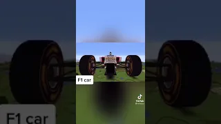 F1 Car In Minecraft