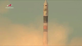 Старт космического корабля  “Союз МС 11 “  Полное видео 00 30 47 00 31 30