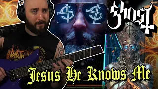 NEW! Ghost - Jesus He Knows Me | Rocksmith Guitar Cover | Metal guitarist reaction