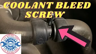 Renault Trafic Coolant System Air Bleed Screw Location