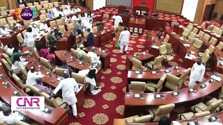 Chaos dominates parliament as MPs-elect vote for Alban Bagbin as Speaker | Citi Newsroom