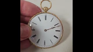 Gold pocket watch