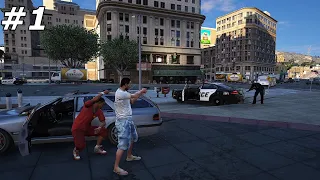 GTA 5 NPC Police Chase Compilation #1