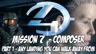 Halo 4 Full Campaign Walkthrough with Cutscene Cinematics - No Commentary Mission 7 Part 1 - Ivanoff Station Hangar Bay