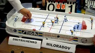 Table Hockey. Moscow Open 13. Dmitrichenko-Miloradov. Game 1