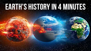 Earth's 4.5 Billion Years in 1 Day