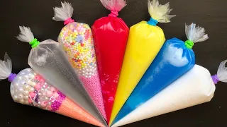 Making Crunchy Slime With Piping Bags - Satisfying Slime Video ASMR #57