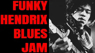 Funky Hendrix Style 12 Bar Blues Jam | Guitar Backing Track Key of Bb