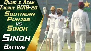 Sindh Batting Highlights | Southern Punjab vs Sindh | Day 3 | Quaid e Azam Trophy 2019-20