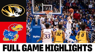 Missouri vs #8 Kansas Highlights | 2021 College Basketball Highlights