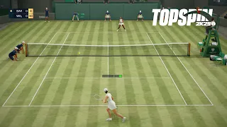 Top Spin 2K25 - Serena Williams Vs Iga Swiatek I Wimbledon I Legend Difficulty (PS5)