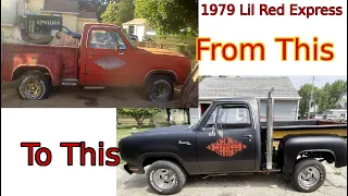 Restoration of my 1979 Lil Red Express Truck From Start to Finish.