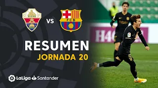 Resumen de Elche CF vs FC Barcelona (0-2)