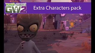 PVZGW2 Extra Characters Pack Mod Gameplay + Download link for mod (Updated Version in Description)