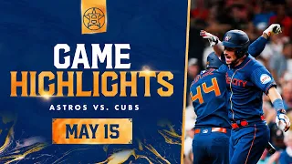 Chicago Cubs vs. Houston Astros Game Highlights (5/15/23) | MLB Highlights