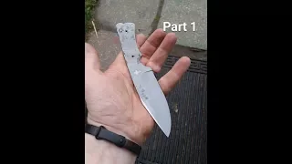 Forging old leaf spring into an EDC knife.