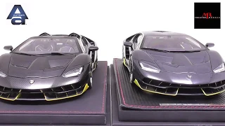 1/18 CARBON Lamborghini Centenario - AUTOart VS MR Collection