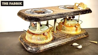 1938's Gasoline Cooking Stove - Tito Landi - Restoration