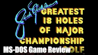 Jack Nicklaus Golf - 1988 - MS-DOS Game Review