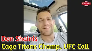 Don Shainis Wants Two Fights In The UFC In 2022 After Winning Cage Titans Featherweight Belt