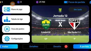 Cuiabá x são Paulo brasileirão efootball mobile