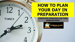 How to Plan your Day in Preparation I CLAT 2022 & 2023 I Keshav Malpani