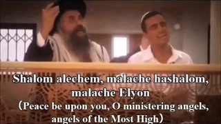 Shalom Aleichem（Peace Be Upon You）中英文歌词字幕