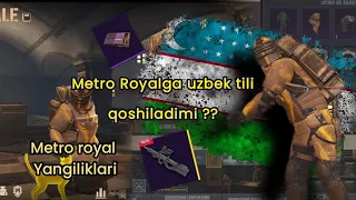 Metro royal pubg 3.1 yangilanish | metroga ham uzbek tili qoshiladmi ? va bizni nimalar kutmoqda ?